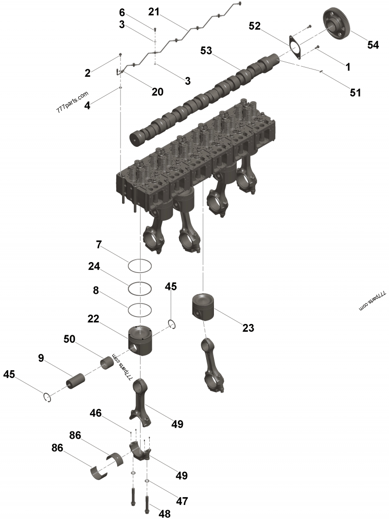 4326786 Injector plunger - Cummins spare part | 777parts.com