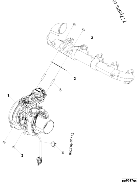 4327188 Turbocharger speed sensor - Cummins spare part | 777parts.com