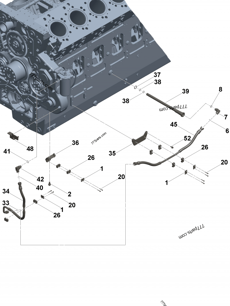 4349324 Flexible hose - Cummins spare part | 777parts.com 