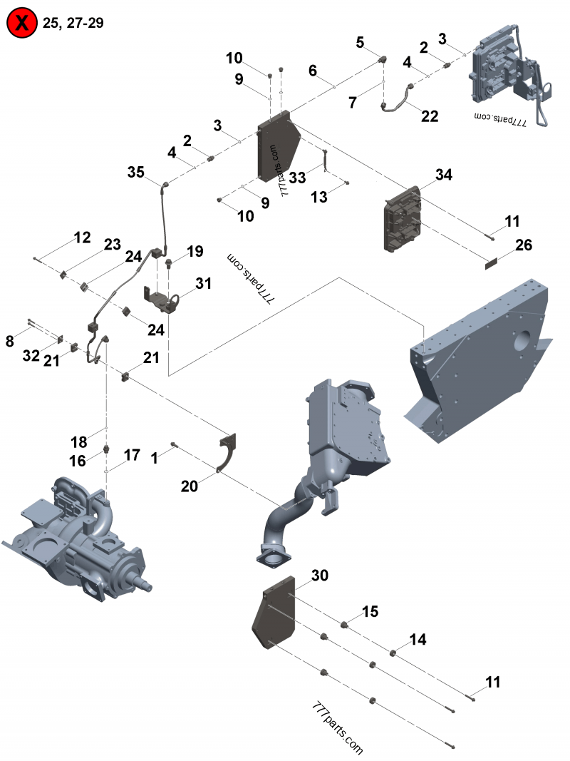 4362196 Tube clamp - Cummins spare part | 777parts.com 