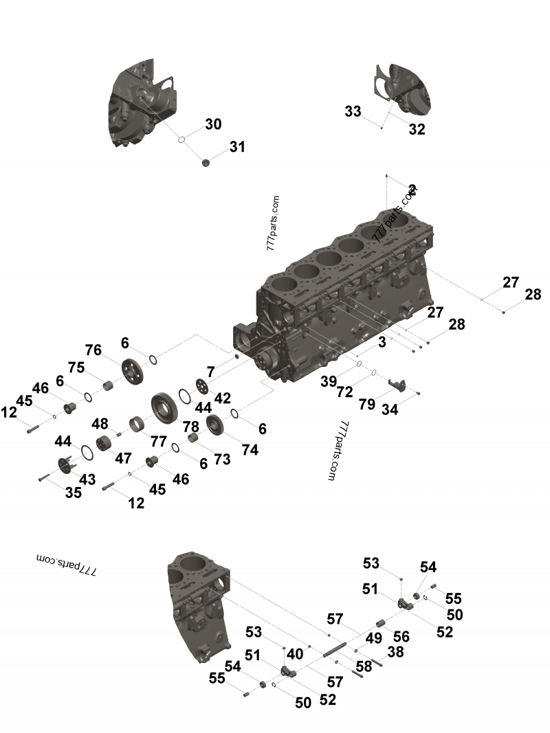 4334080 Cylinder head gasket - Cummins spare part | 777parts.com