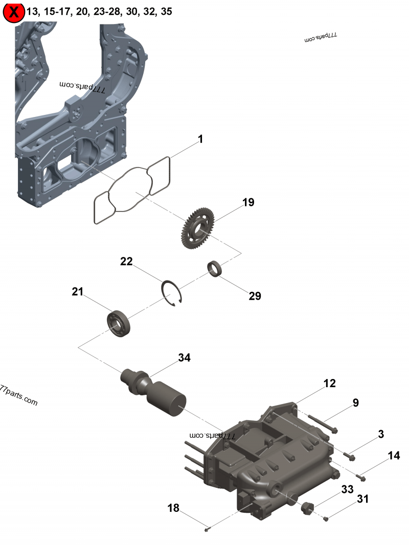 4376383 Service kit - Cummins spare part | 777parts.com