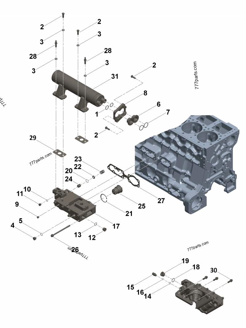 くりこ確認ページ 4386023 Bypass valve plunger - Cummins spare part | 777parts.com