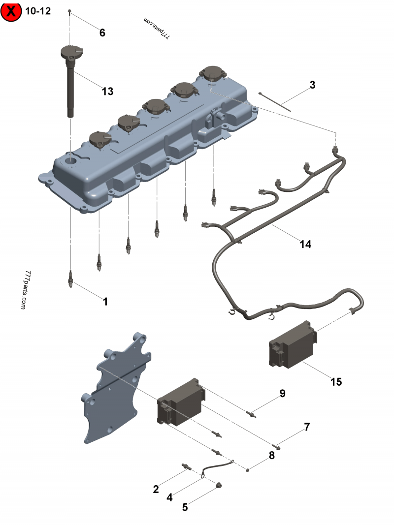 ぽむ 8-97240790-0 Engine Speed Revolution Sensor for Sumitomo