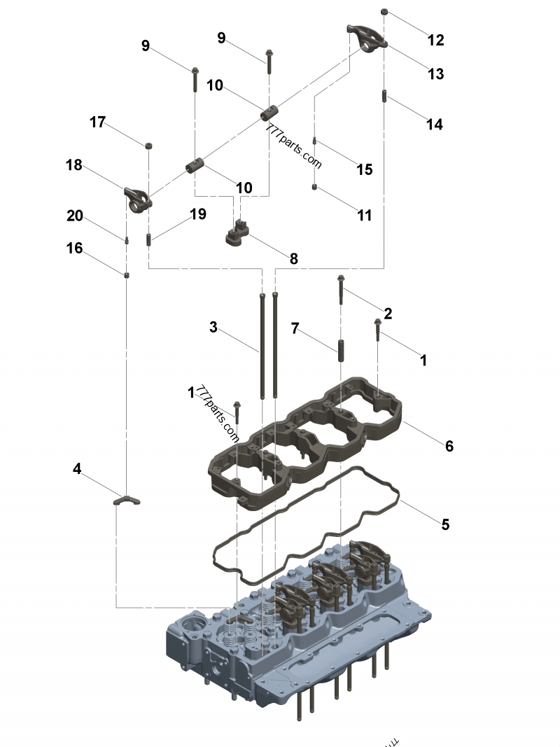 リットマン 4899230 Rocker lever housing gasket - Cummins spare part