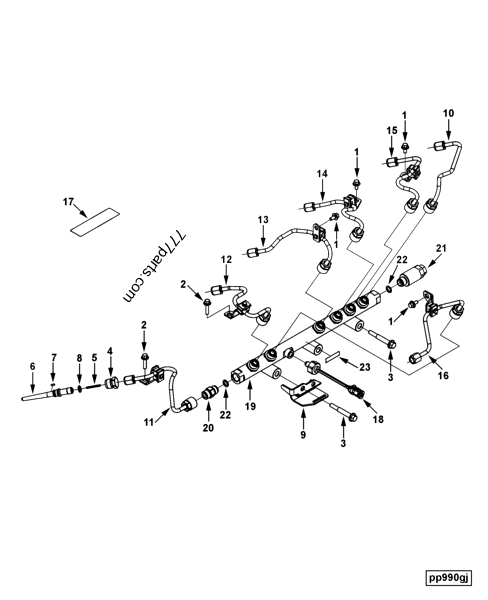 4928588 Injector fuel supply connector - Cummins spare part 