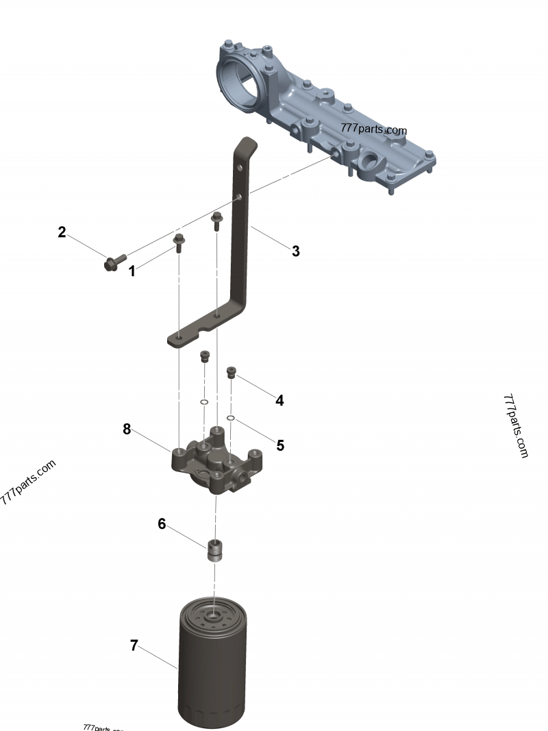 4934843 Filter bracket - Cummins spare part | 777parts.com