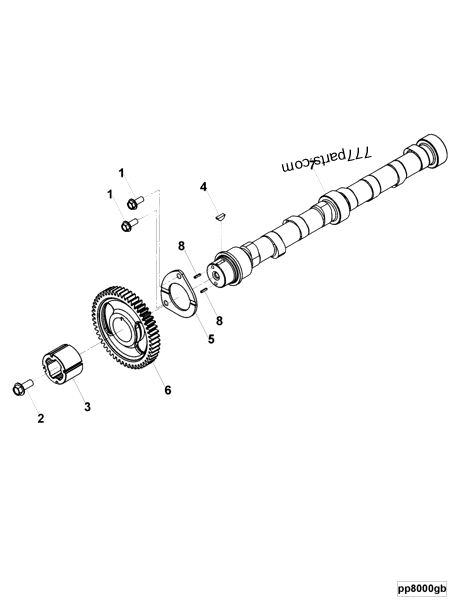 4941145 Camshaft gear - Cummins spare part | 777parts.com