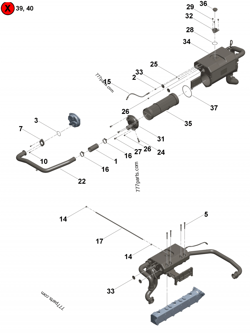 4942763 Heat exchanger housing - Cummins spare part | 777parts.com 