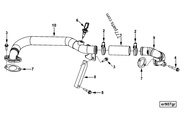 4954250 Temperature sensor - Cummins spare part | 777parts.com
