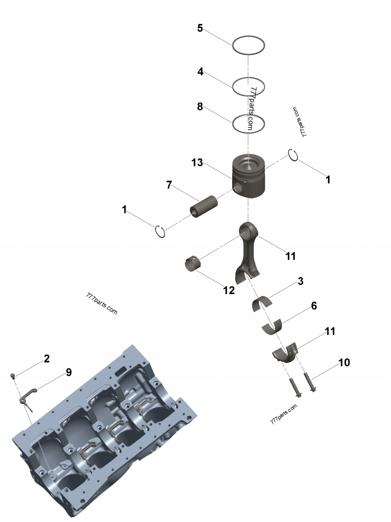 krmnさん専用 4955169 Piston ring set - Cummins spare part | 777parts.com