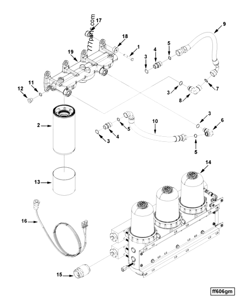 4964099 Fuel filter - Cummins spare part | 777parts.com