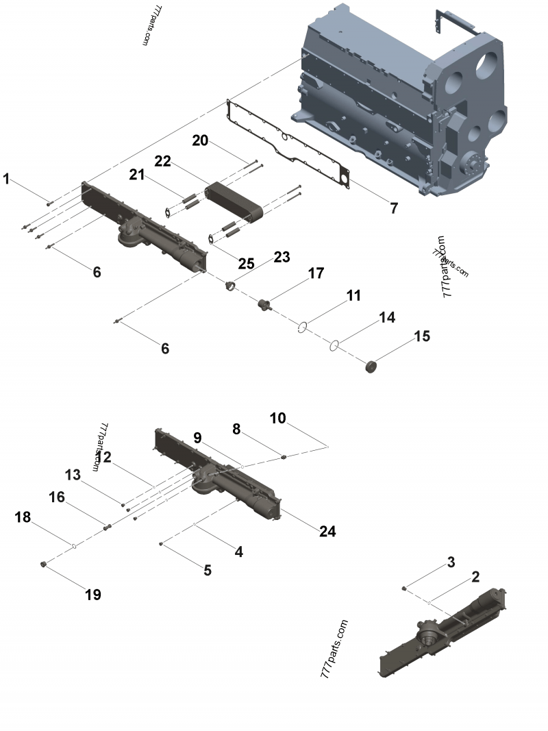 4965484 Mounting spacer - Cummins spare part | 777parts.com