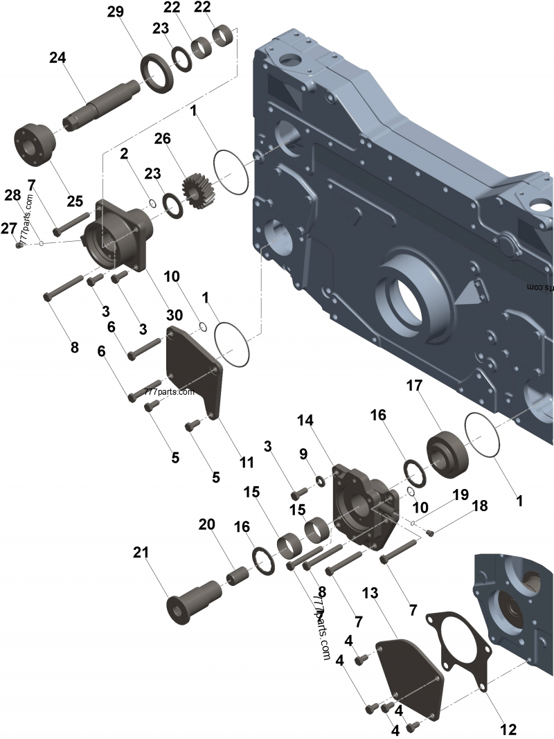 4975735 Oil seal - Cummins spare part | 777parts.com