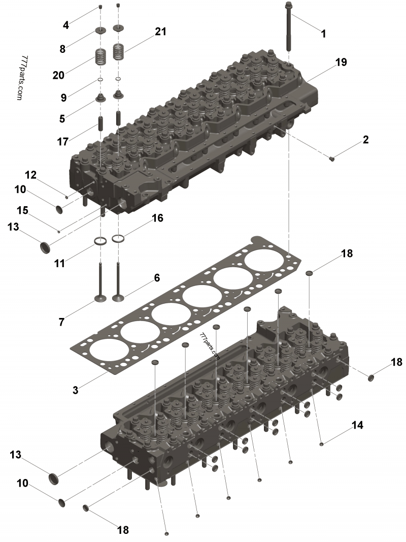4981330 Cylinder head gasket - Cummins spare part | 777parts.com
