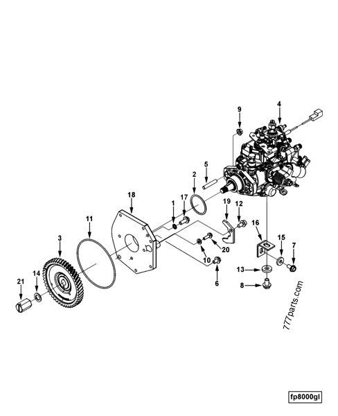 4982451 O ring seal - Cummins spare part | 777parts.com