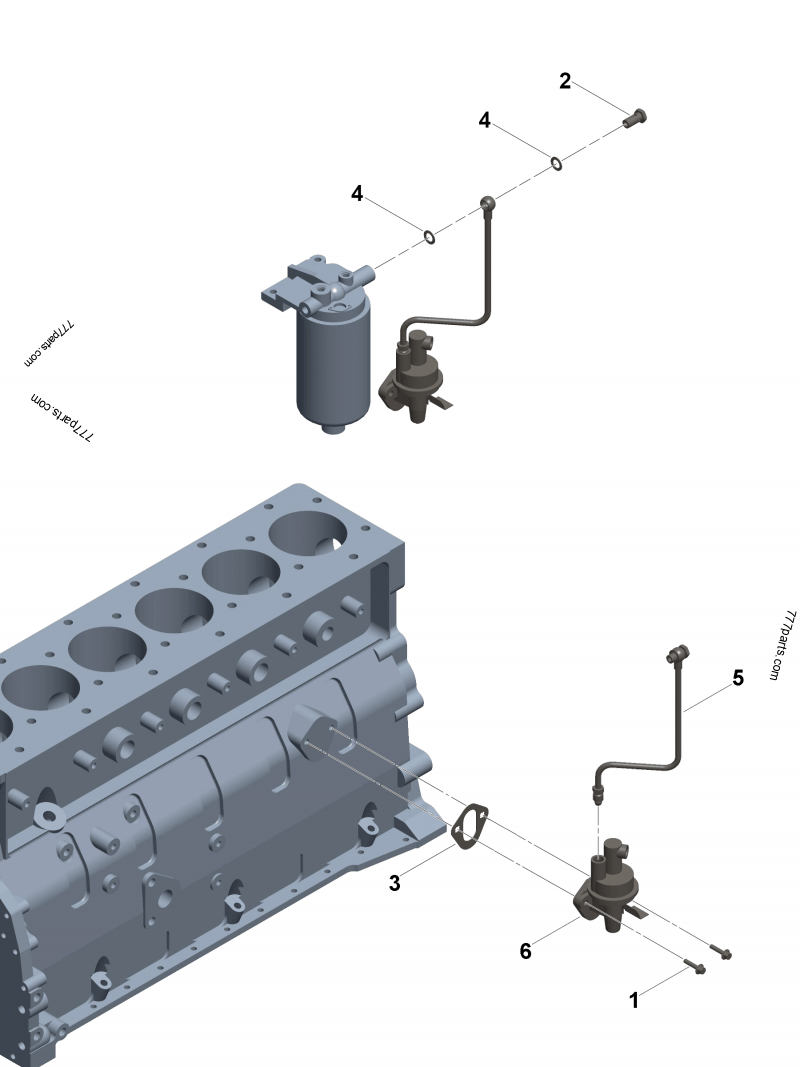 4983584 Fuel transfer pump - Cummins spare part | 777parts.com 