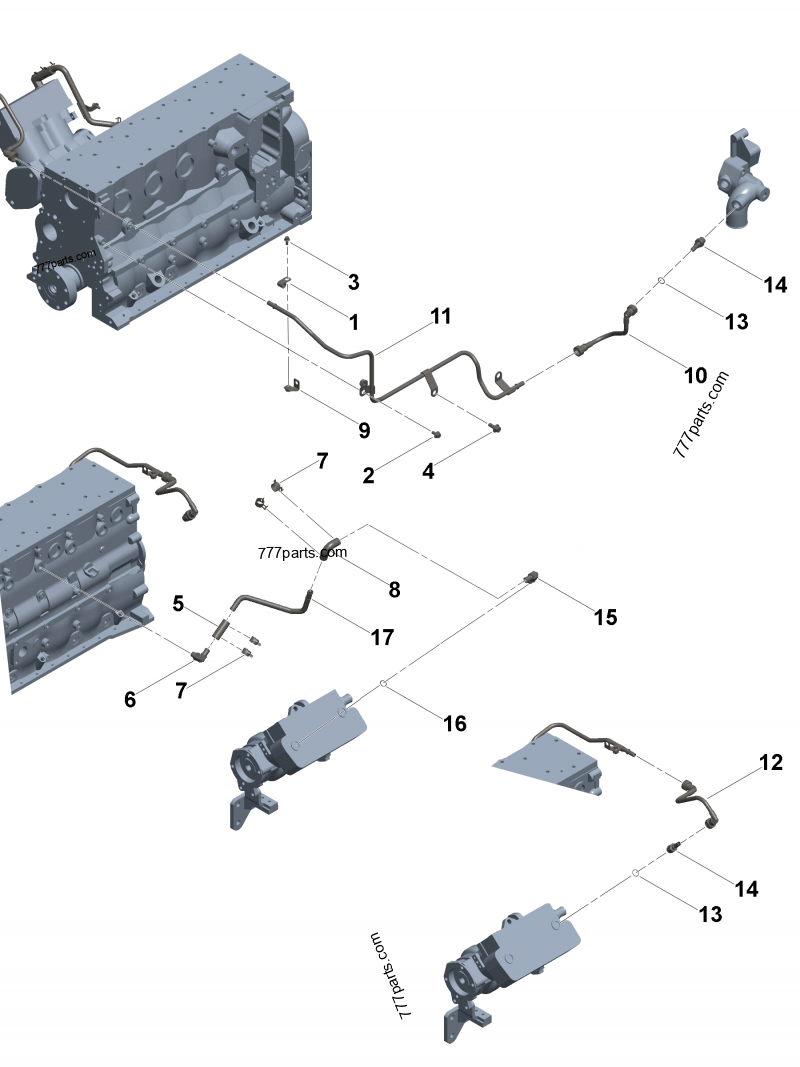 5265881 Quick disconnect connector - Cummins spare part