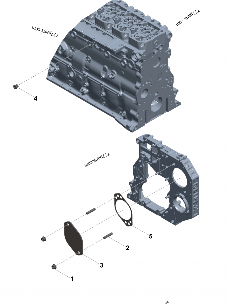 5266066 Accessory drive cover gasket - Cummins spare part
