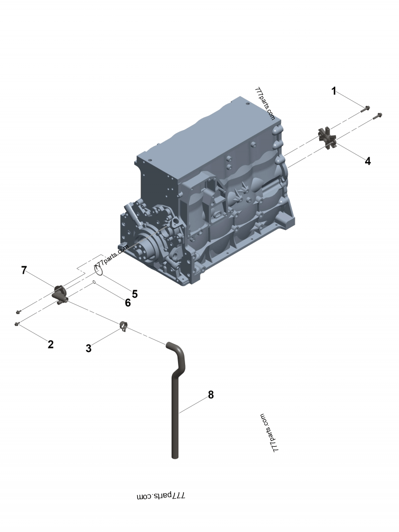 5283797 Breather tube - Cummins spare part | 777parts.com