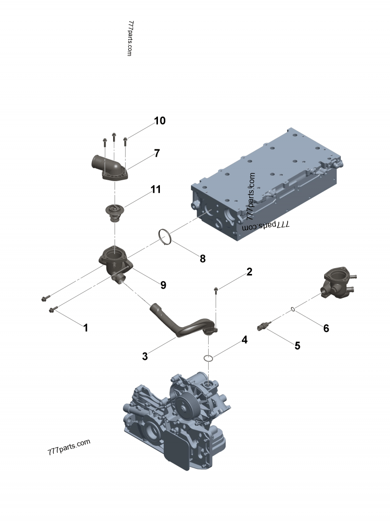 5293671 Thermostat housing - Cummins spare part | 777parts.com