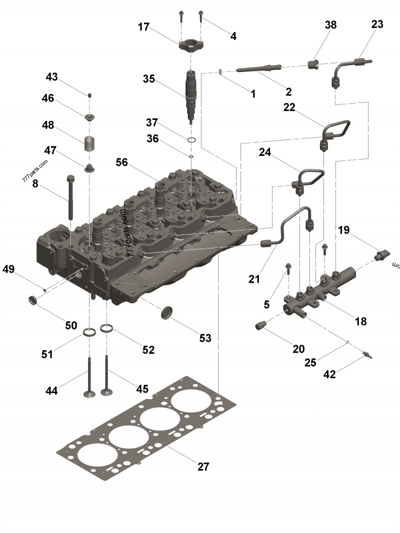 5295571 Engine piston - Cummins spare part | 777parts.com