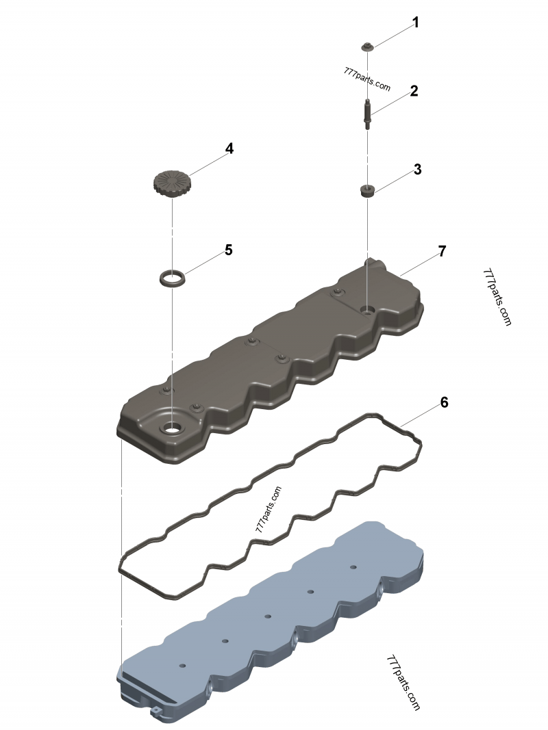 5309255 Valve cover gasket - Cummins spare part | 777parts.com