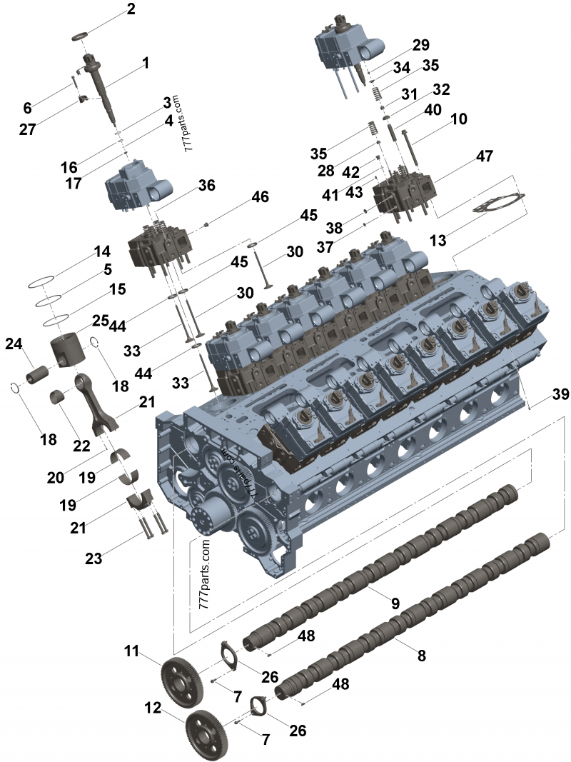 2882078 Injector repair kit - Cummins spare part | 777parts.com