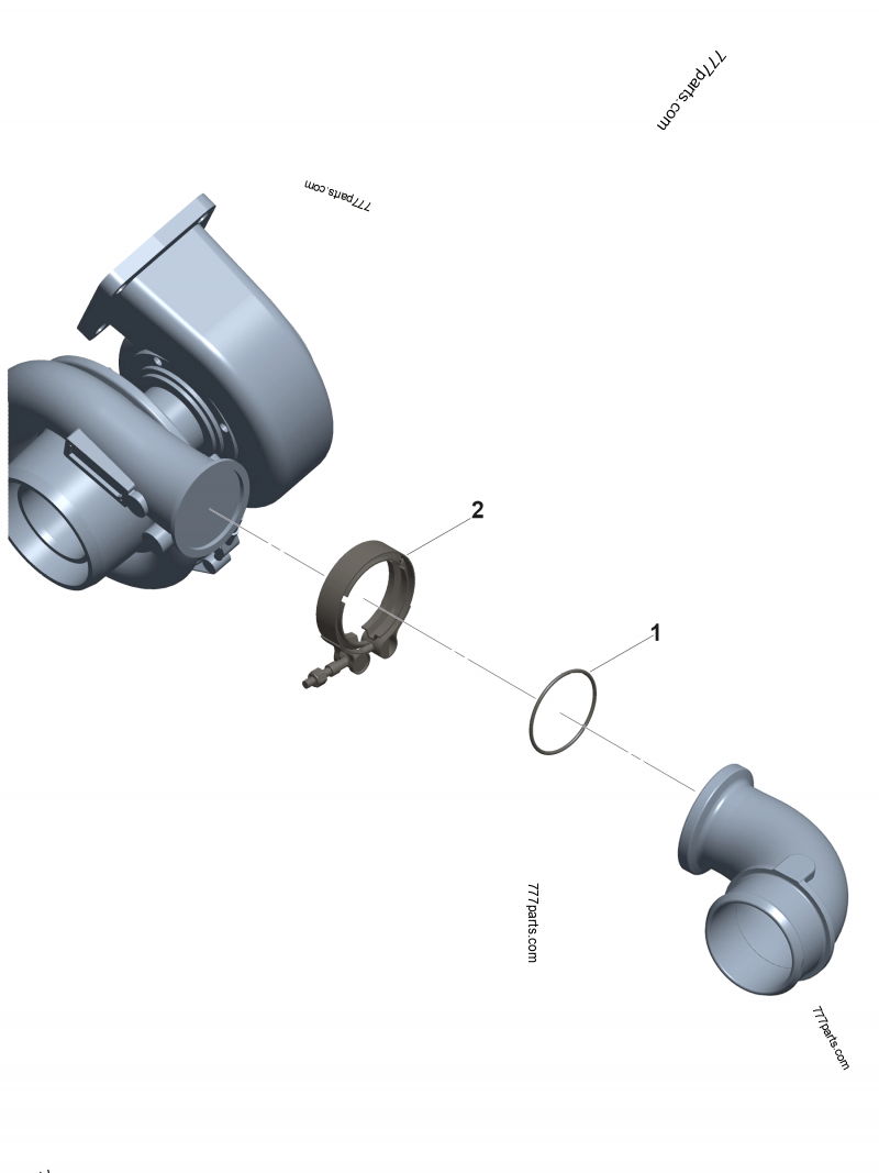 5331788 V band clamp - Cummins spare part | 777parts.com