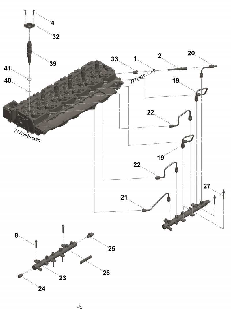 5361603 Cylinder head - Cummins spare part | 777parts.com