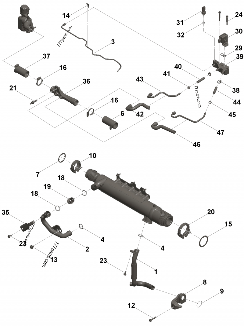 ゆページ 2882564 Pressure sensing tube - Cummins spare part