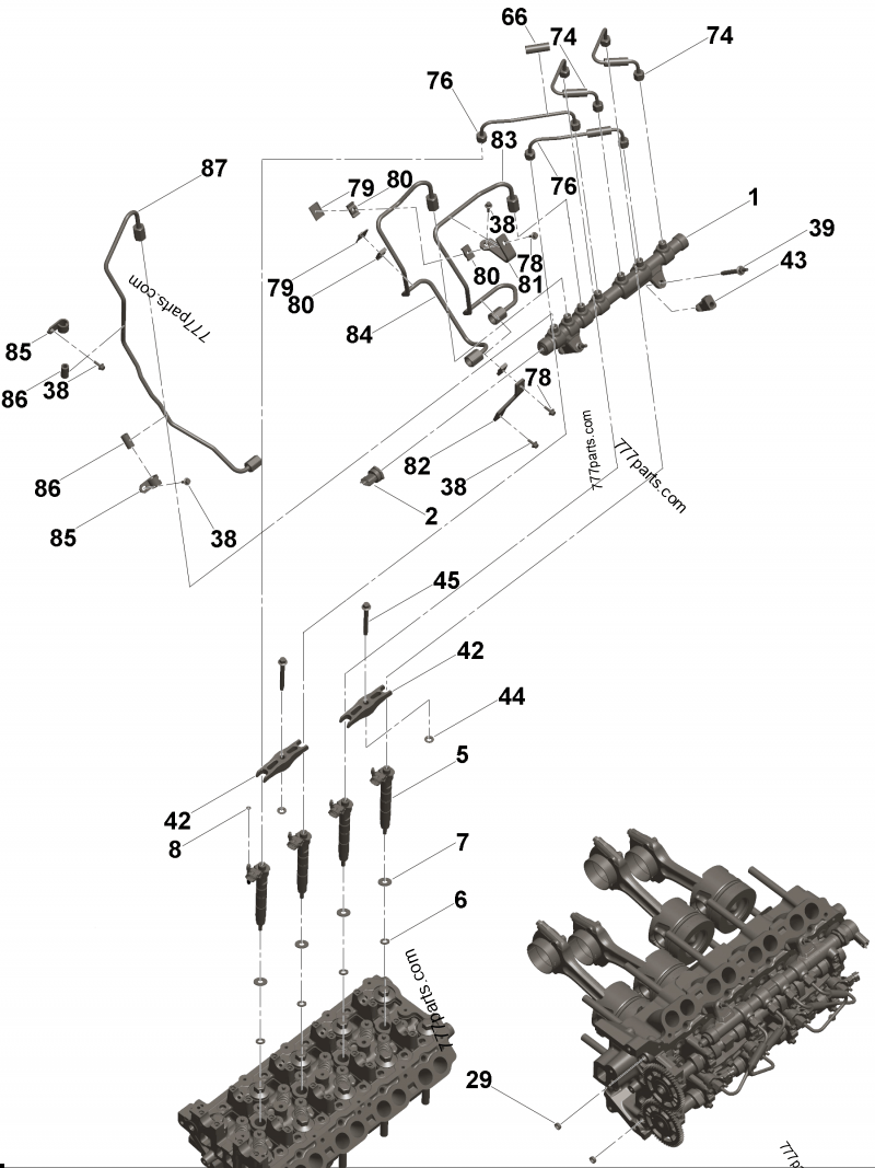 5394103 Long block kit - Cummins spare part | 777parts.com 