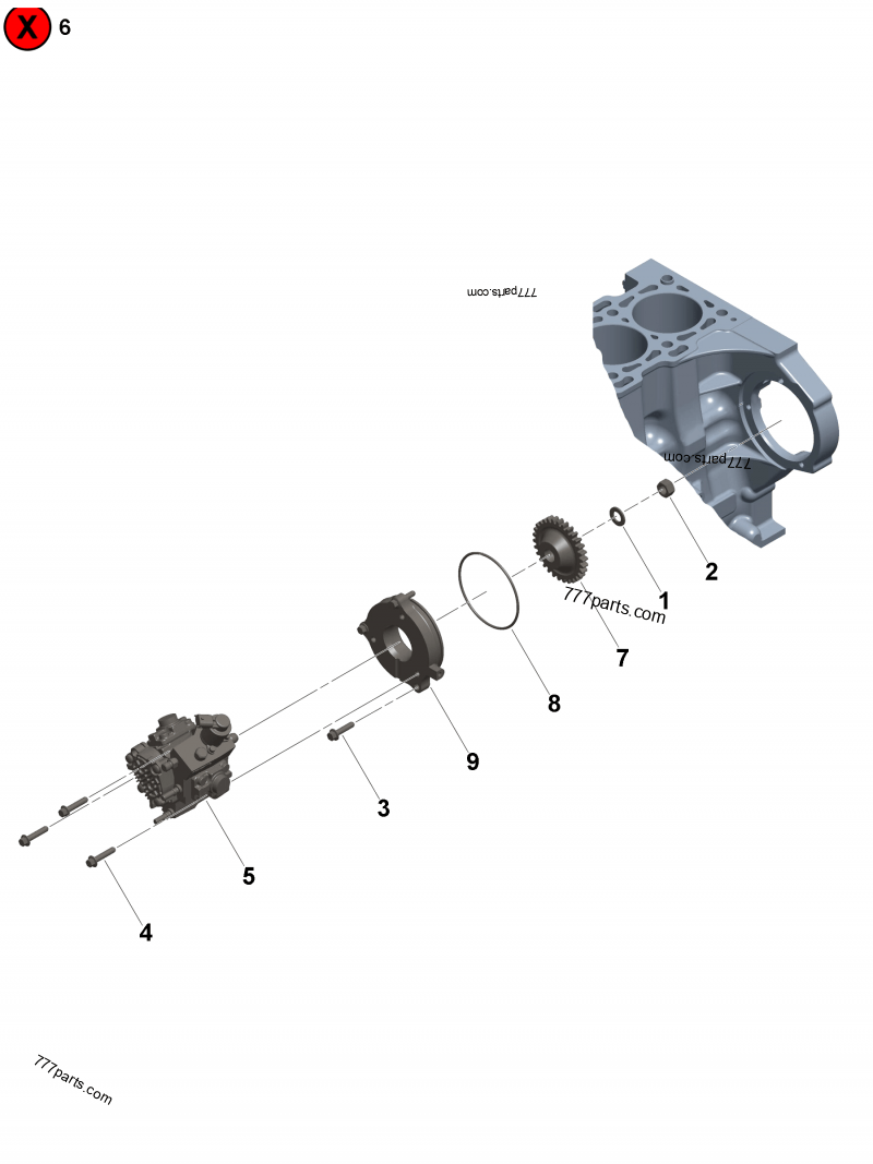 5396547 Electronic fuel control actuator - Cummins spare part 
