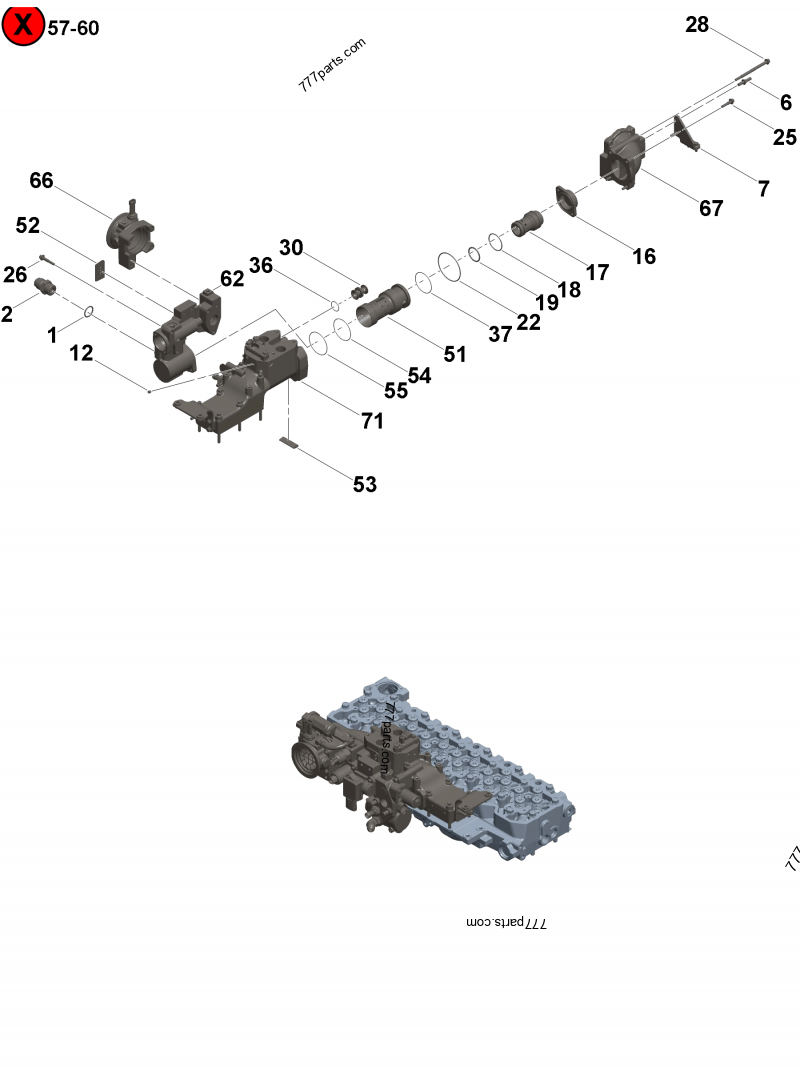KAMIページ 5397343 Fuel shutoff valve - Cummins spare part | 777parts.com