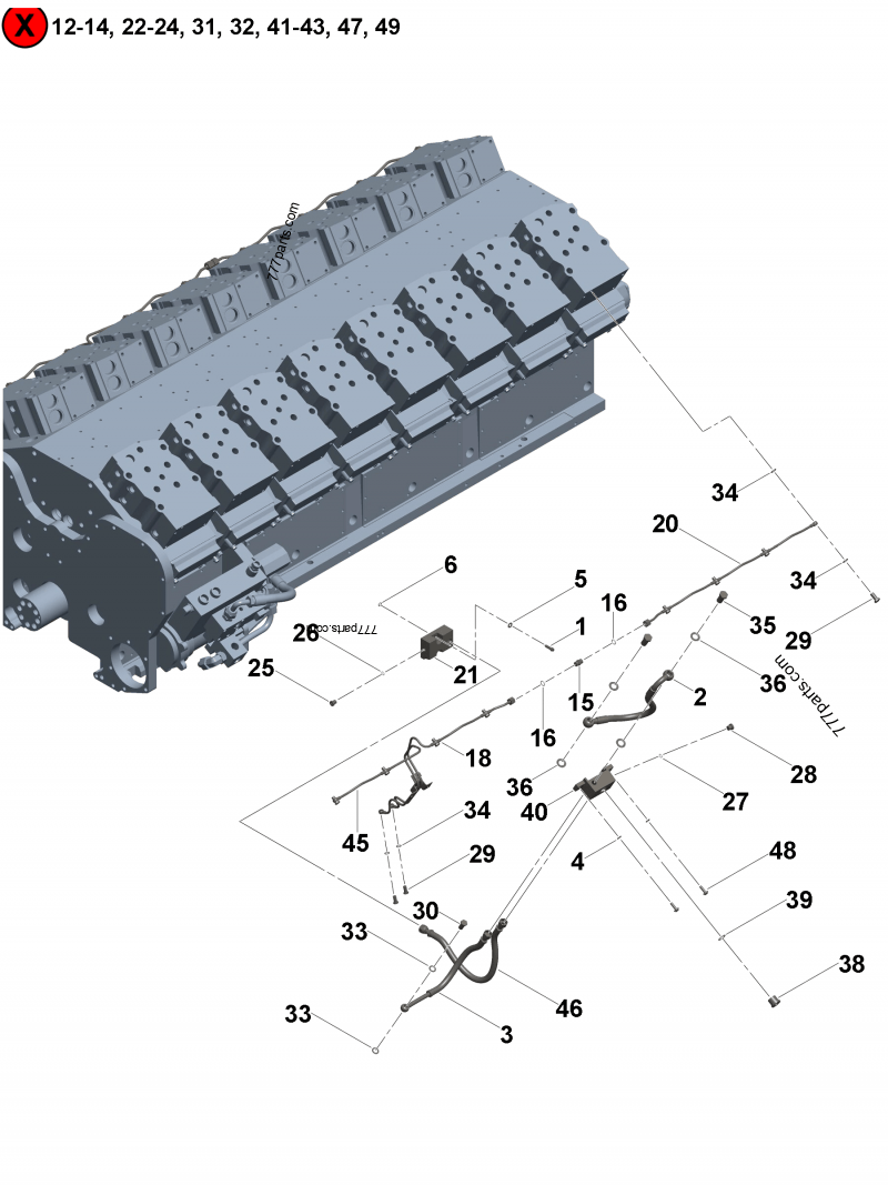 5405888 Service kit - Cummins spare part | 777parts.com