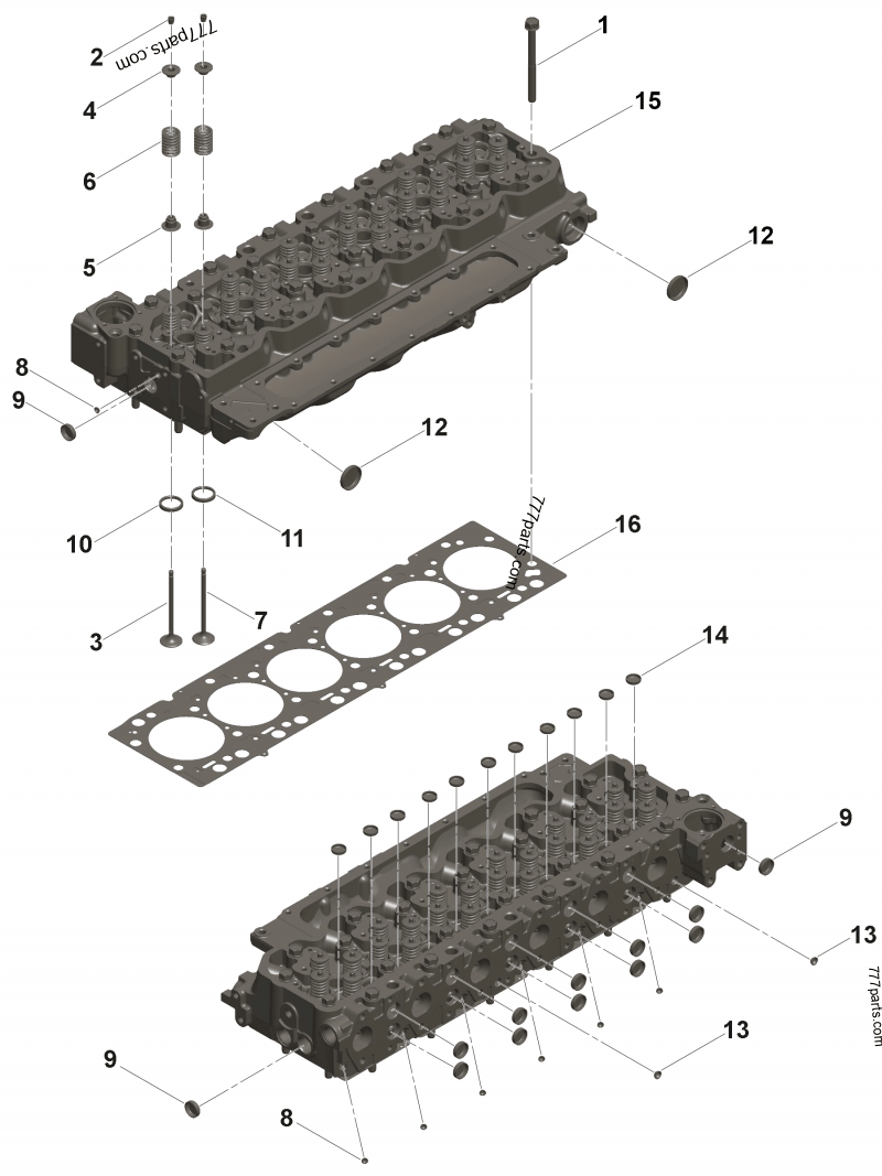 5442373 Cylinder head gasket - Cummins spare part | 777parts.com 