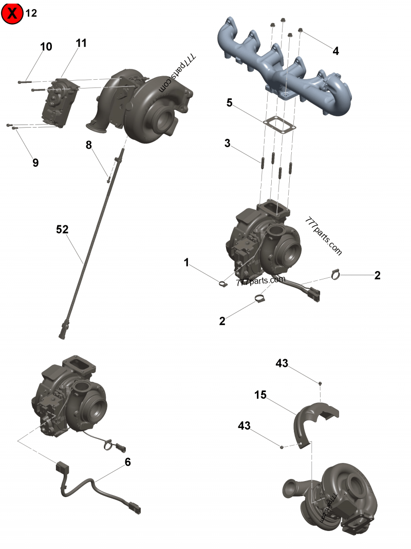 売れ筋・人気アイテム 商品 - Turbocharger 5460664 Cummins 777parts.com | part spare パーツ