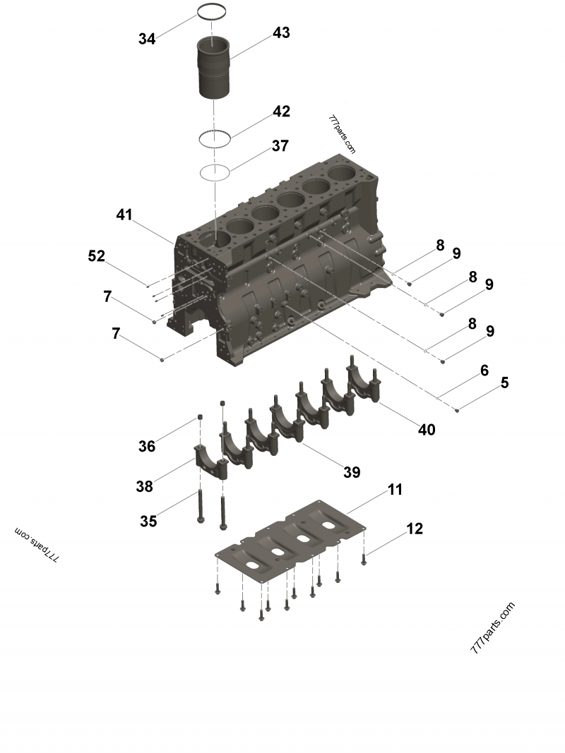 5468169 Gear housing - Cummins spare part | 777parts.com