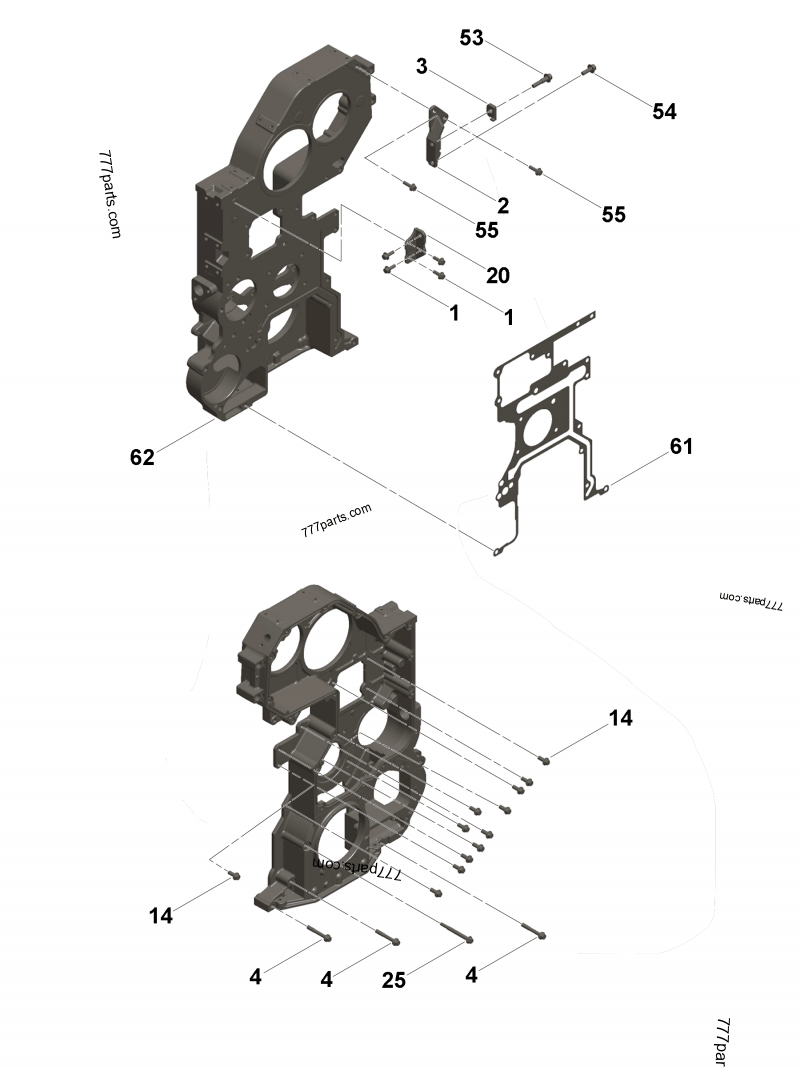 5468169 Gear housing - Cummins spare part | 777parts.com
