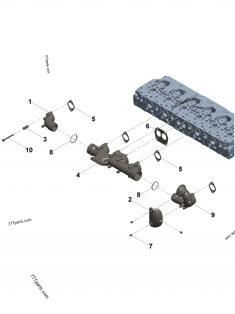 たまる 2888041 Exhaust manifold gasket - Cummins spare part