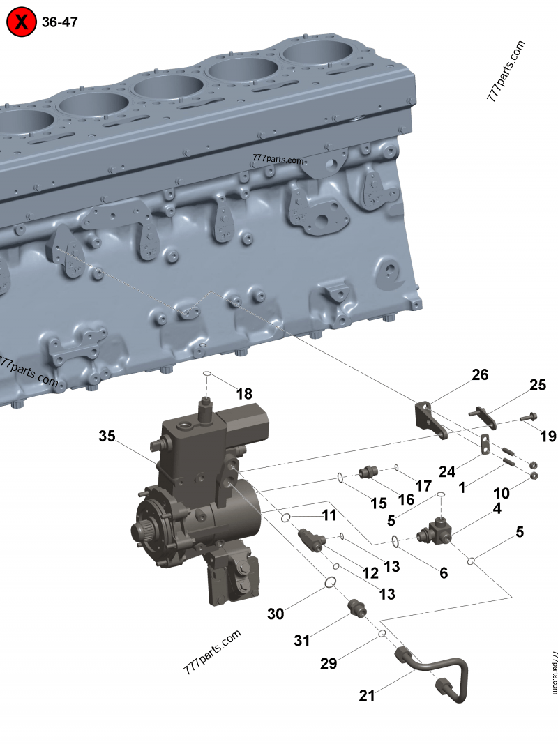 5471854 Pressure sensor - Cummins spare part | 777parts.com
