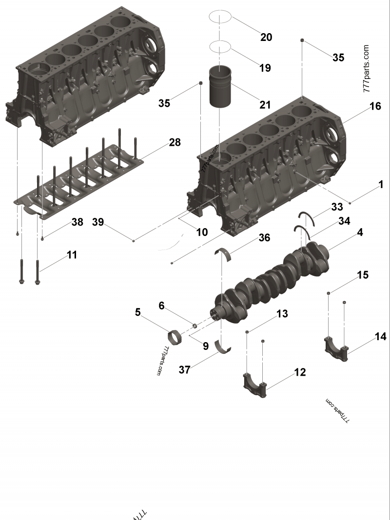 5473138 Main bearing kit - Cummins spare part | 777parts.com 