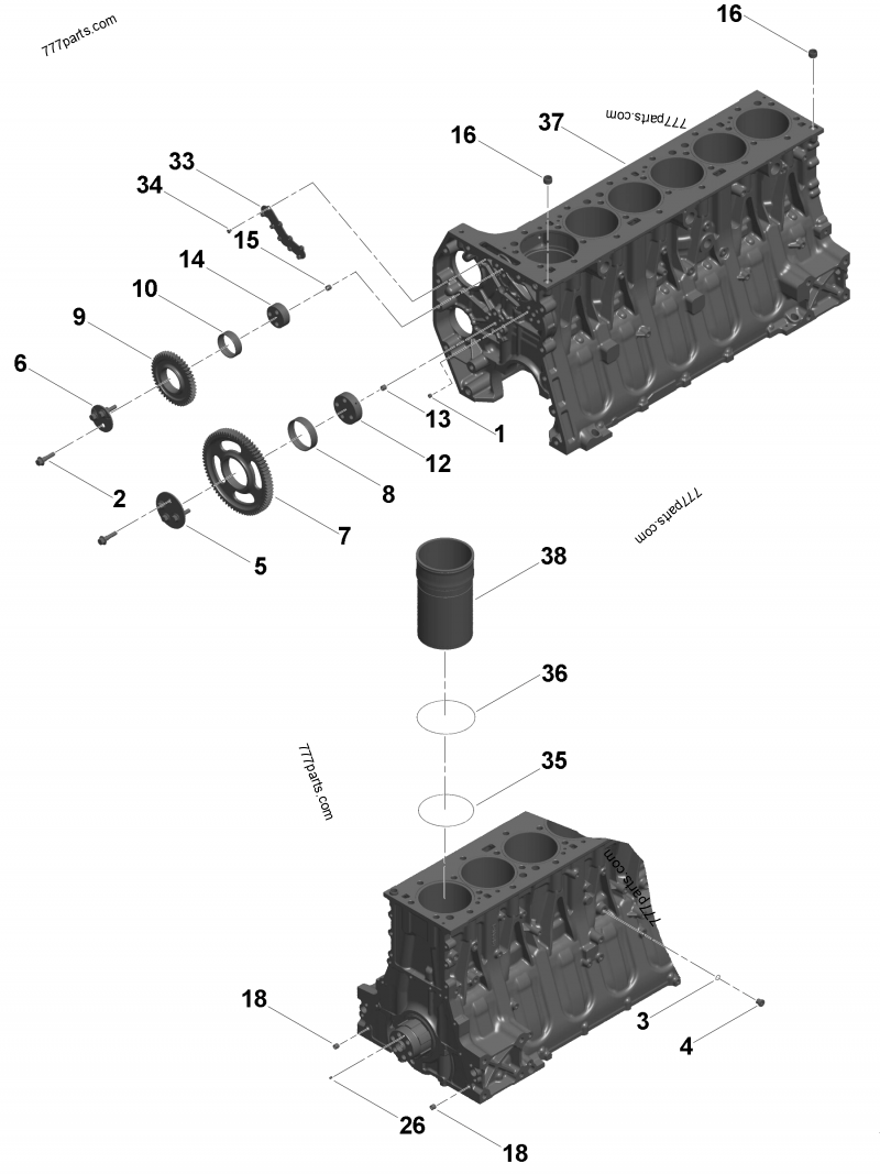 5473340 Liner kit - Cummins spare part | 777parts.com
