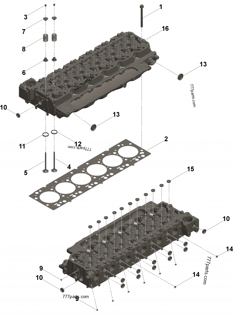 5482766 Cylinder head gasket - Cummins spare part | 777parts.com
