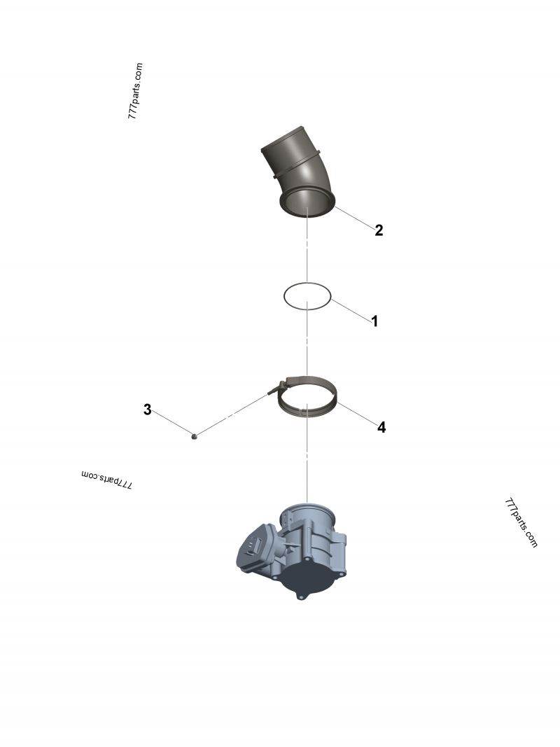 5484565 V band clamp - Cummins spare part | 777parts.com