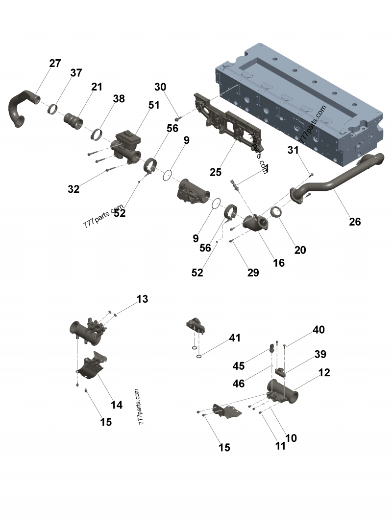 5484566 V band clamp - Cummins spare part | 777parts.com 
