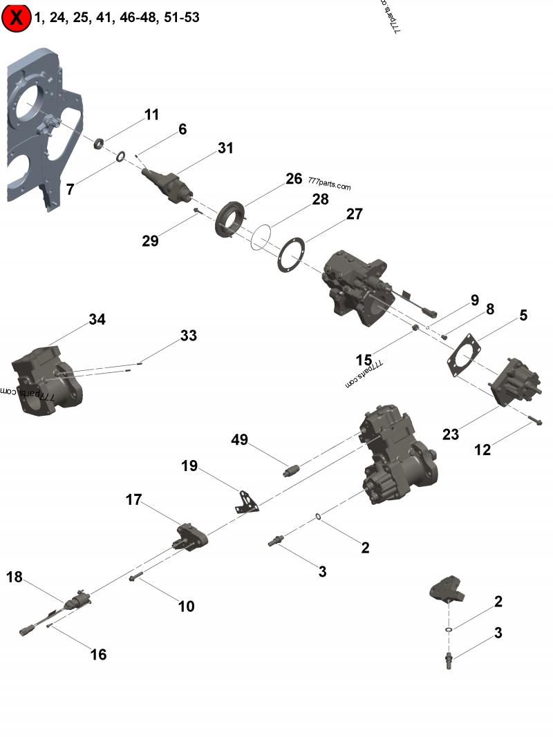 5491450 Fuel pump body - Cummins spare part | 777parts.com