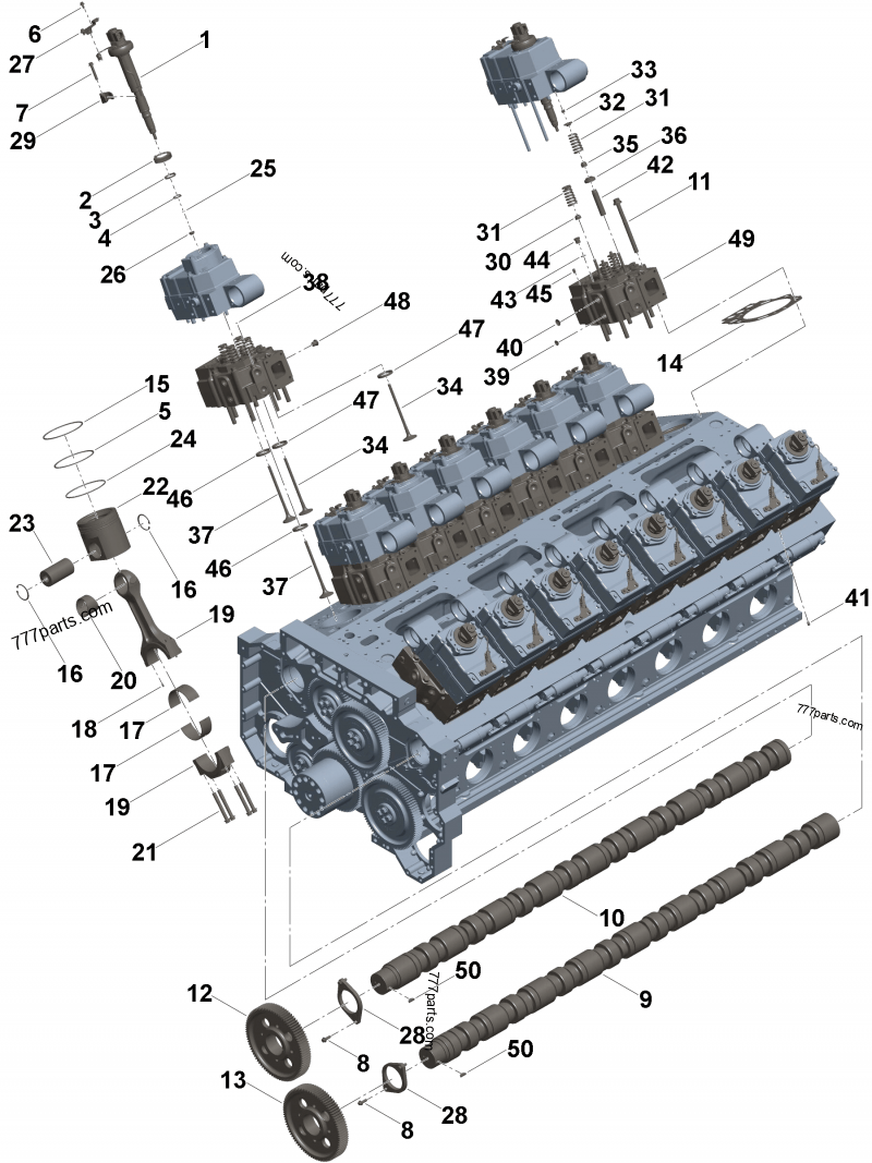 5538441 Cylinder head - Cummins spare part | 777parts.com