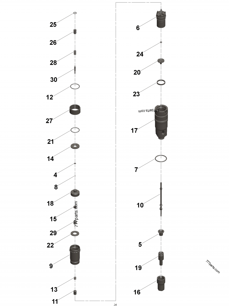 Mさん専用 2894984 Injector plunger - Cummins spare part | 777parts.com