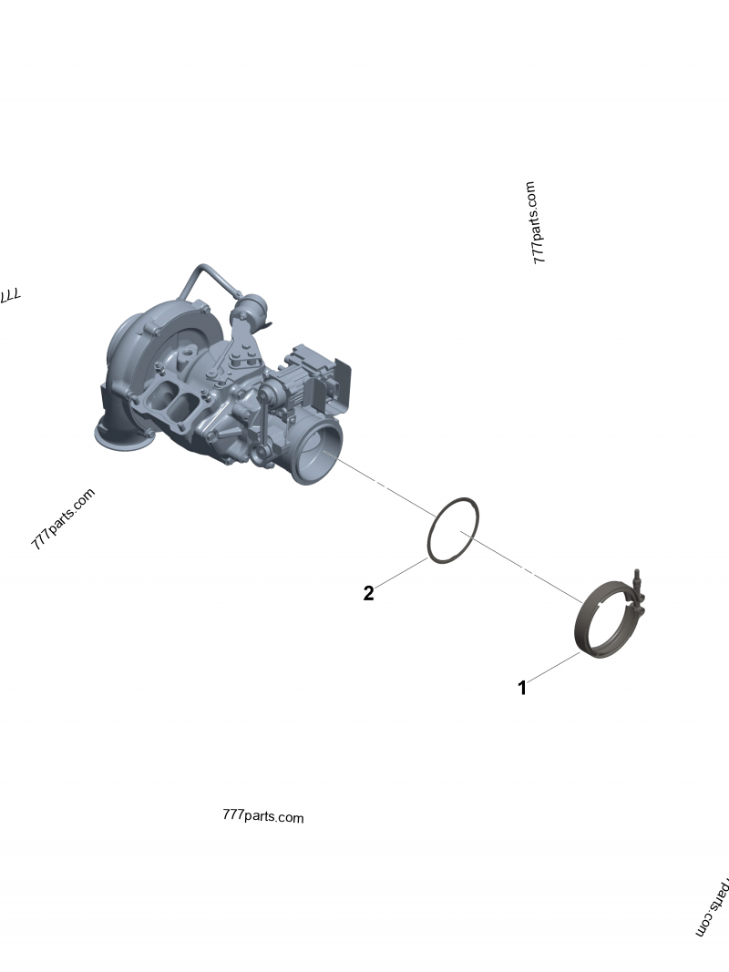 5547648 V band clamp - Cummins spare part | 777parts.com